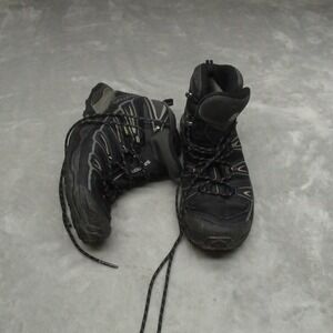 Salomon Mens 8 Hiking Boots Black X Ultra Gore Tex Trekking Trail Waterproof